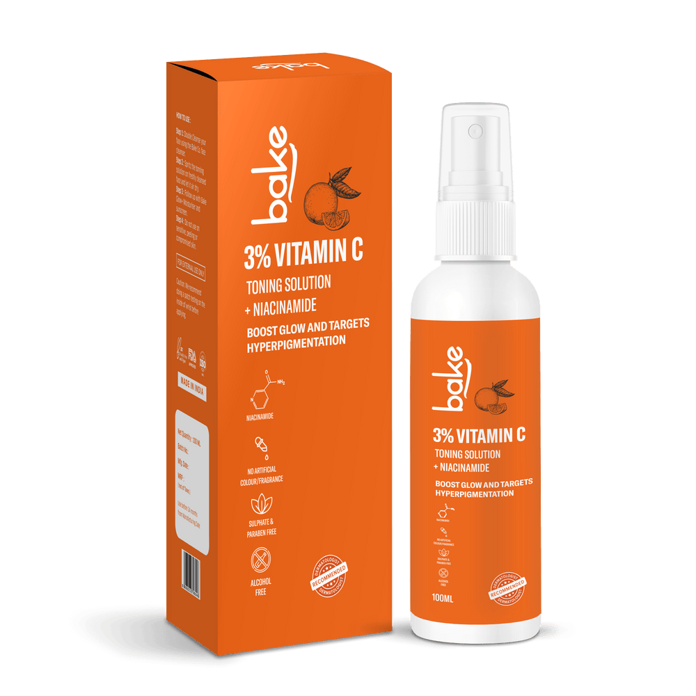 3% Vitamin C Toner with Niacinamide ForDark Spots & Circles & Skin Brightening
