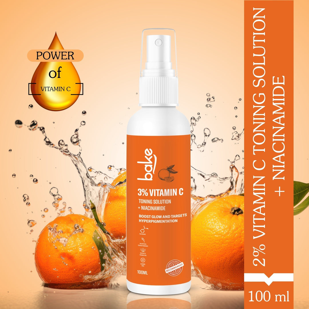 3% Vitamin C Toner with Niacinamide ForDark Spots & Circles & Skin Brightening - Suspire