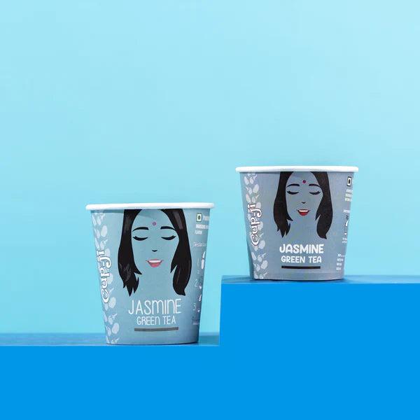 CupJi Jasmine Green Tea | Pack of 10 Cups