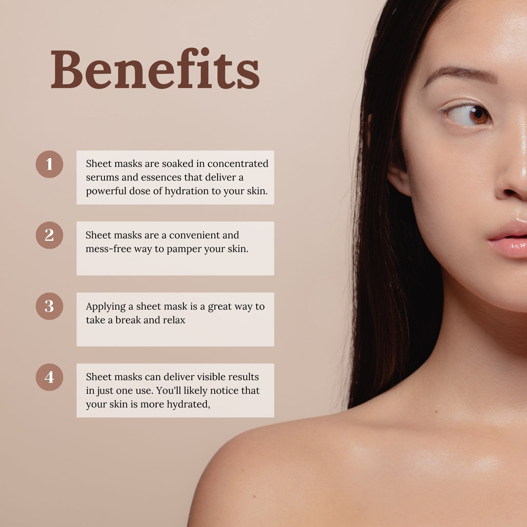 Bhoomi Herbal India COMBOS OF 5 DIFFERENT FLAVOUR FACE SHEET MASKS