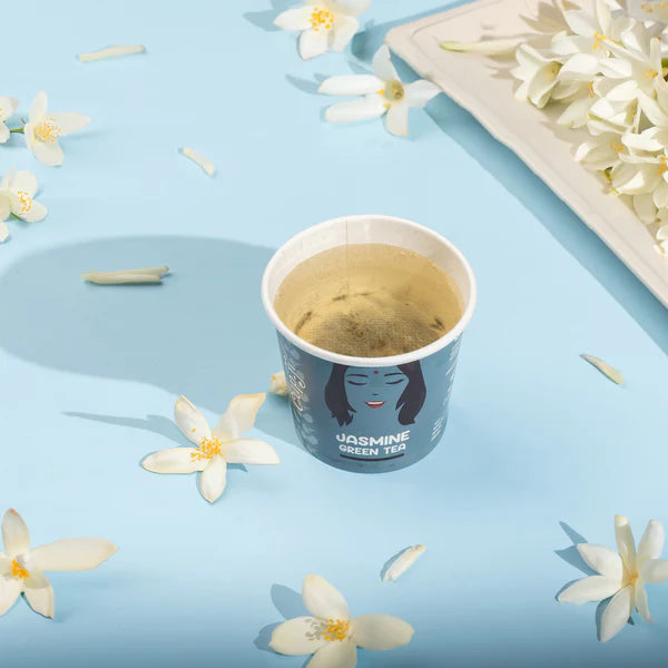 CupJi Jasmine Green Tea | Pack of 10 Cups