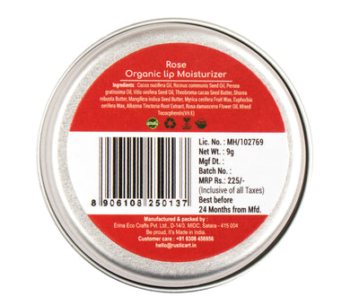 Rustic Art Rose Organic Lip Moisturizer (9gm) (pack of 2)