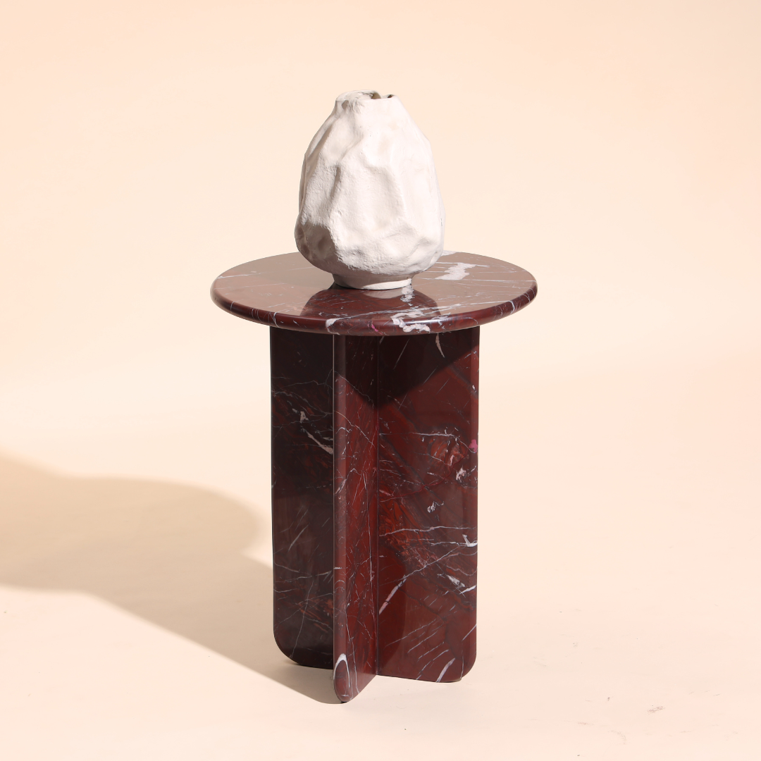 Muun Home Norge Marble Table - Rosso