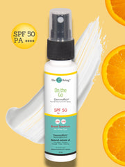 ON THE GO All Natural Sunscreen Spray SPF 50 PA++++- Blackcurrant, Cucumber & Orange