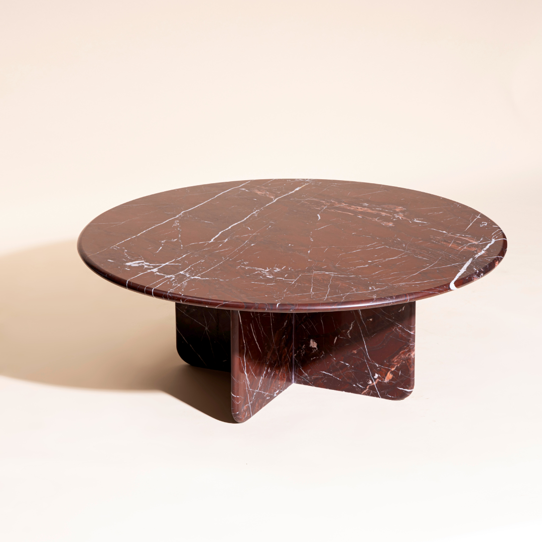 Muun Home Norge Marble Table - Rosso