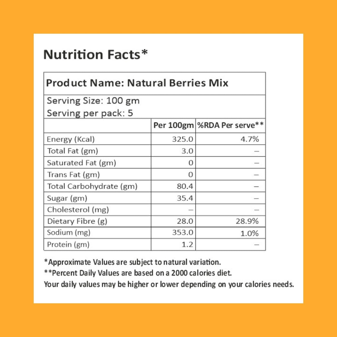 Natural Berries Mix 500 g