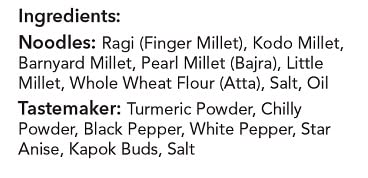 INDULGENCE Multimillet Noodles + Foxtail Millet Noodles 400 Gms - (pack of 2)