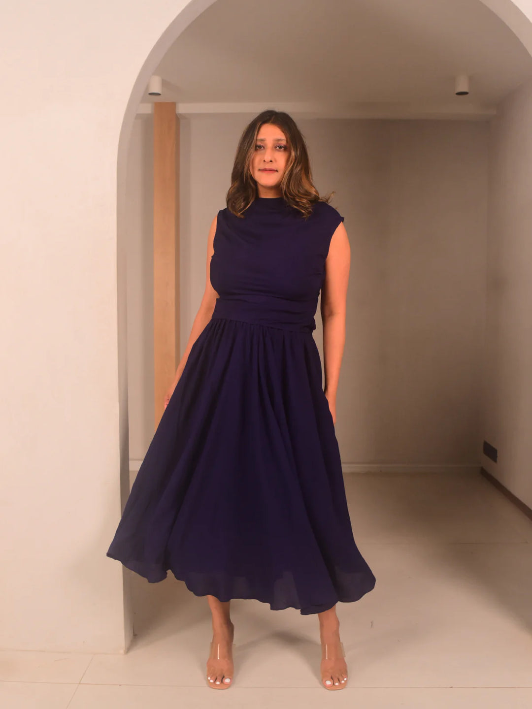 WhySoBlue Gia Top Skirt Set