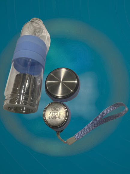 Glass Infuser Bottle with Silicone Cover and Handle
