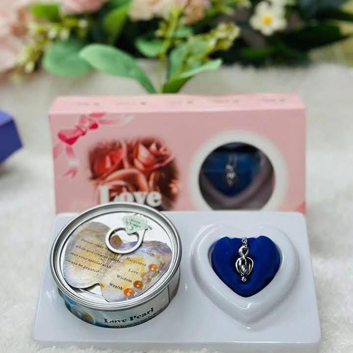 DIY Pearl Necklace Kit with Surprise Oyster Pearl Gift Set 