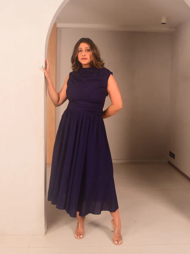 WhySoBlue Gia Top Skirt Set