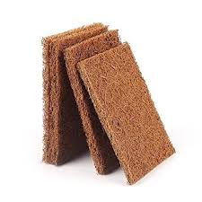 ONEarth Utensil Scrubbers - Coconut Coir Square (pack of 10)