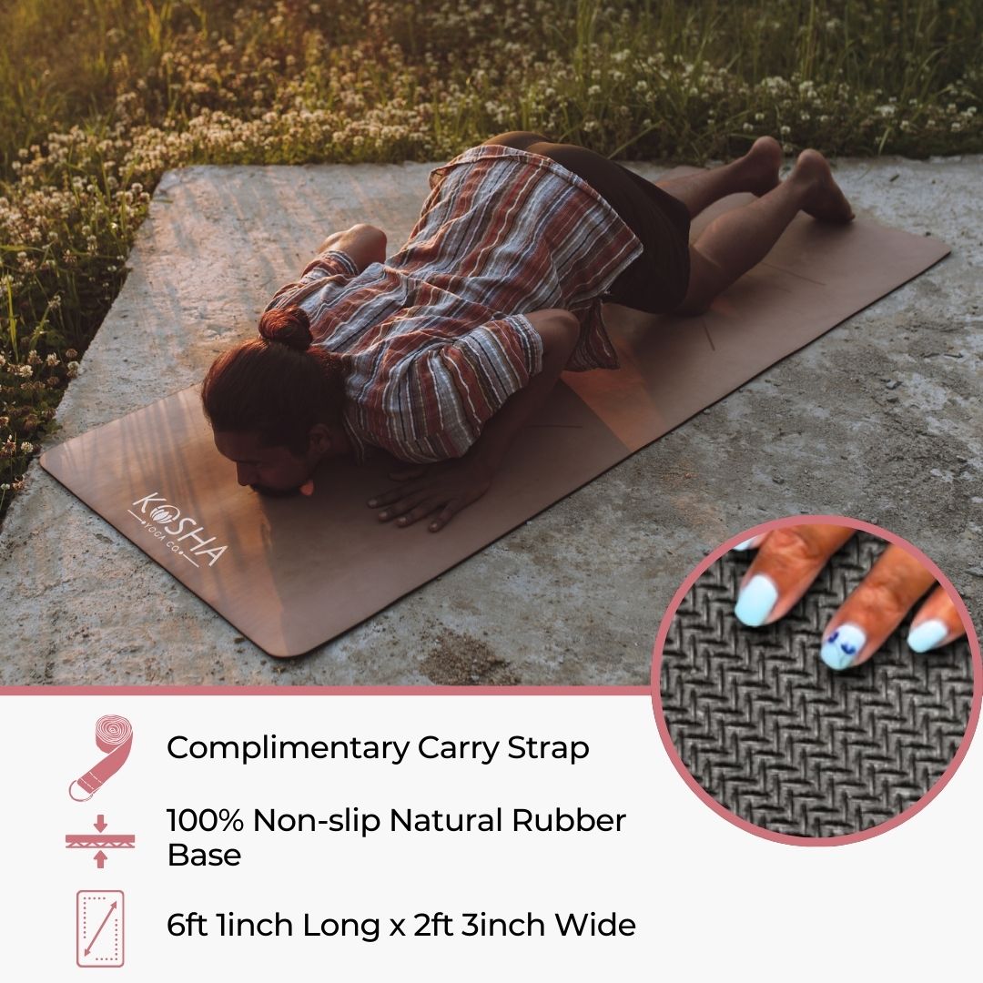 Kosha Yoga Mocha PUre Align Yoga Mat