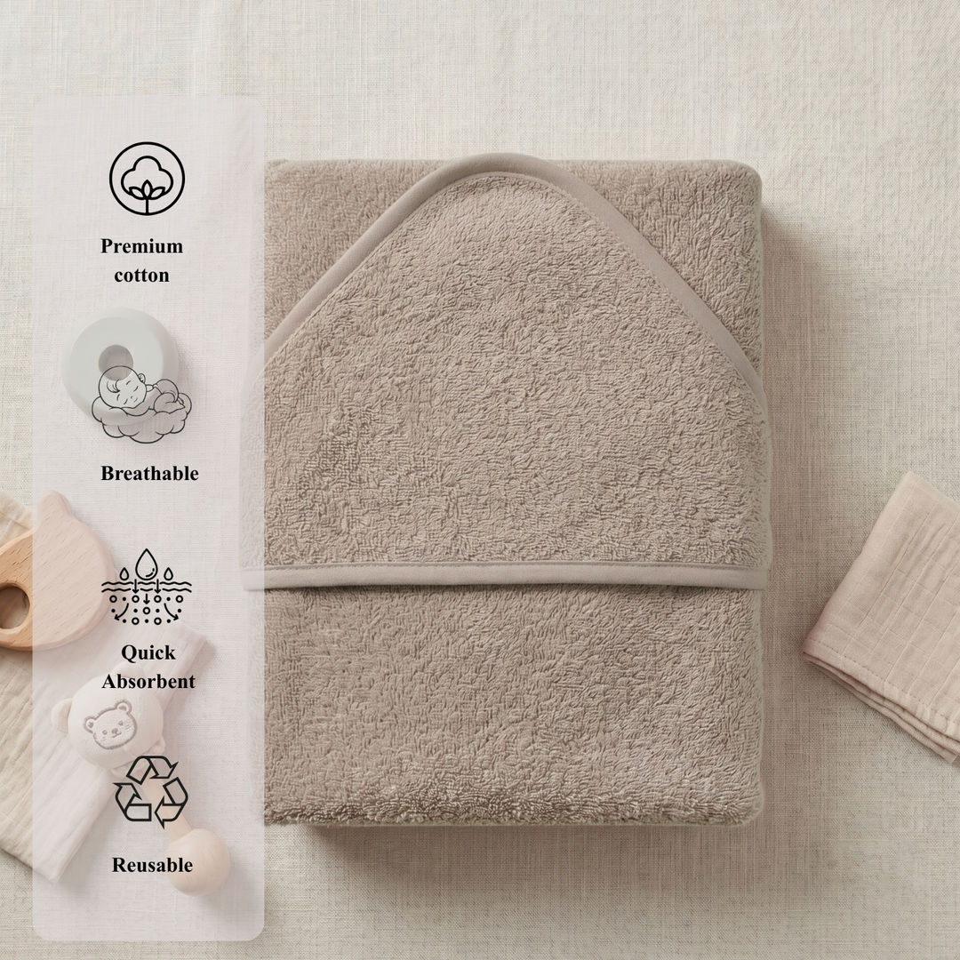 Country Village Baby Hooded towel