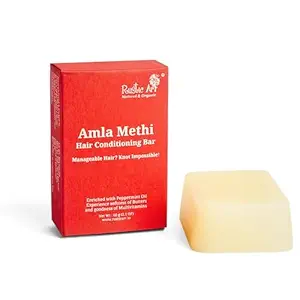 Rustic Art Organic Amla Methi Hair Conditioning Bar 60gm