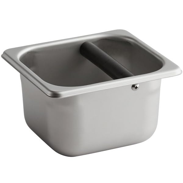 The Bean Co Roasters Stainless Steel Knock Box | 18cmx16cmx15cm | Designed for Home Baristas and Coffee enthusiasts