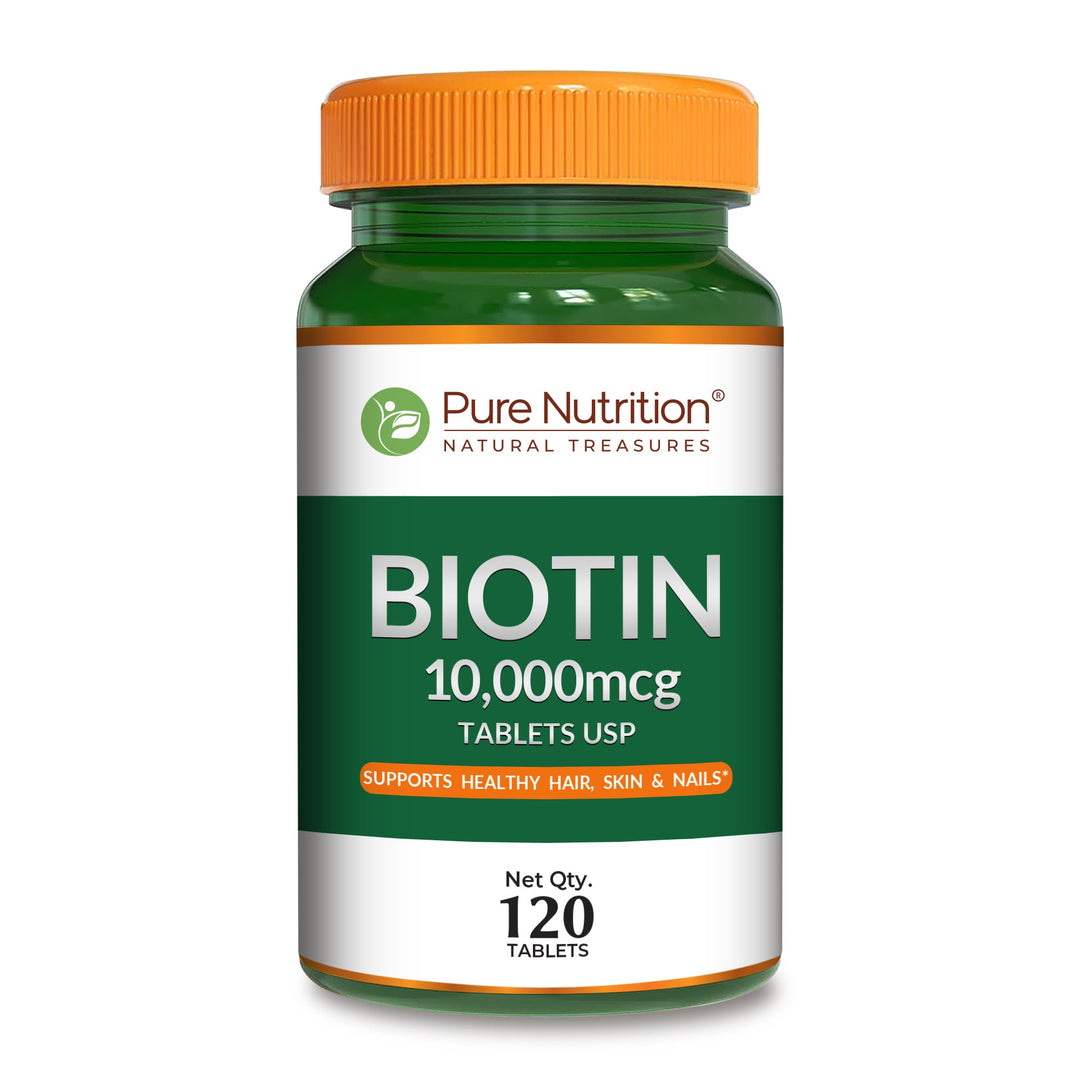 Pure Nutrition Biotin 10,000 mcg | Pharma Grade