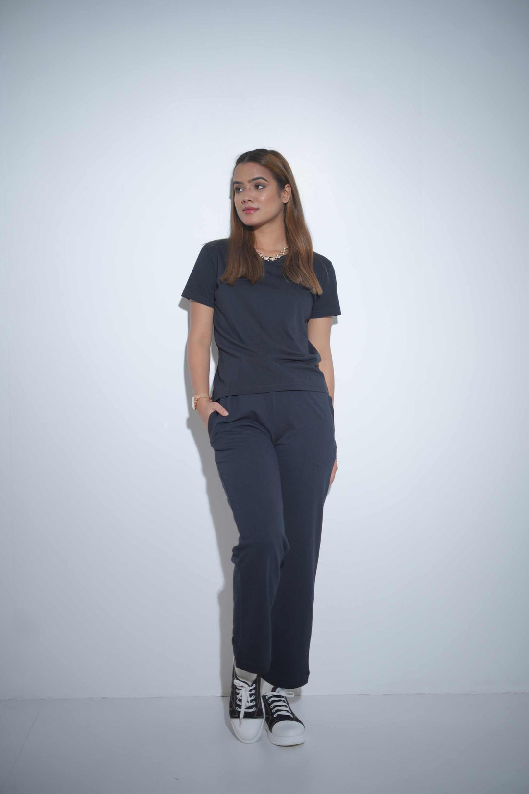 Bambians Midnight Black Blissful Co-ord Set