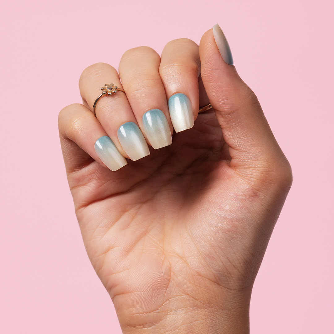 Ocean | Medium Square, Press-On Nails
