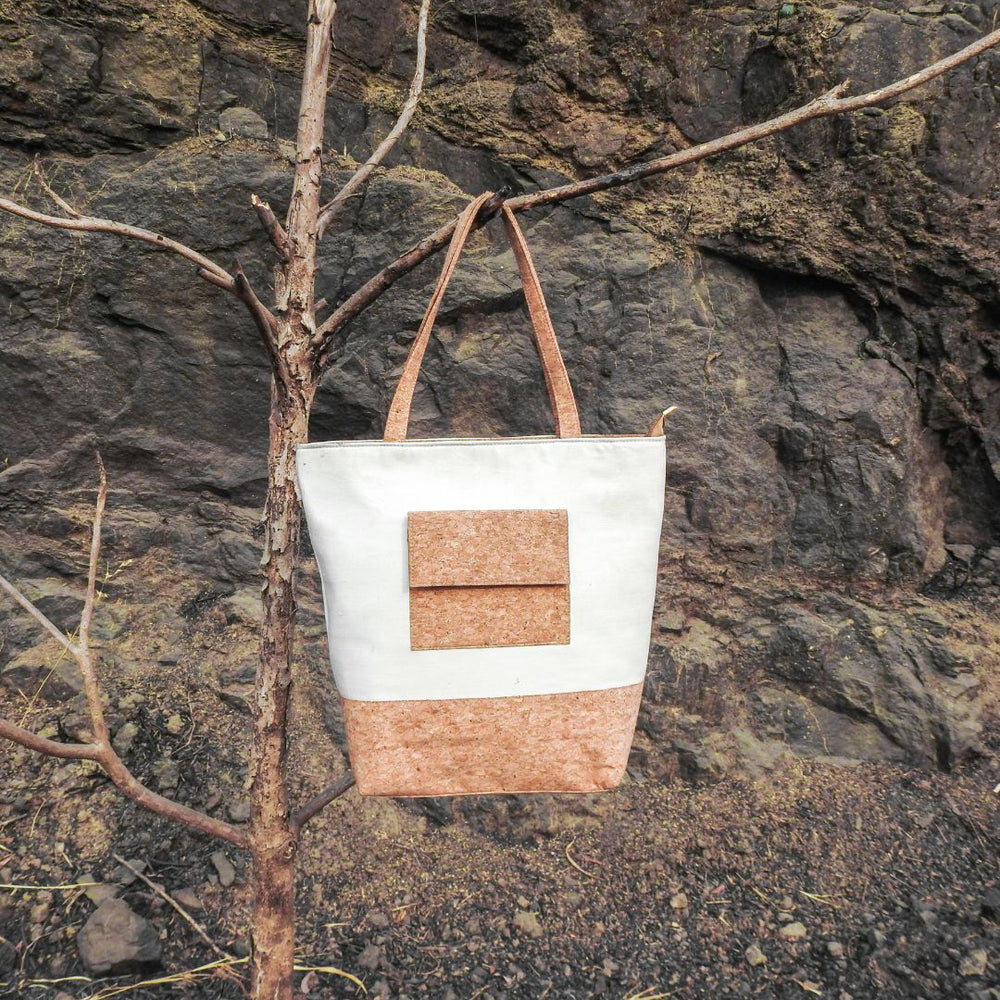 Maleema Cork Weave Shoulder Bag 102