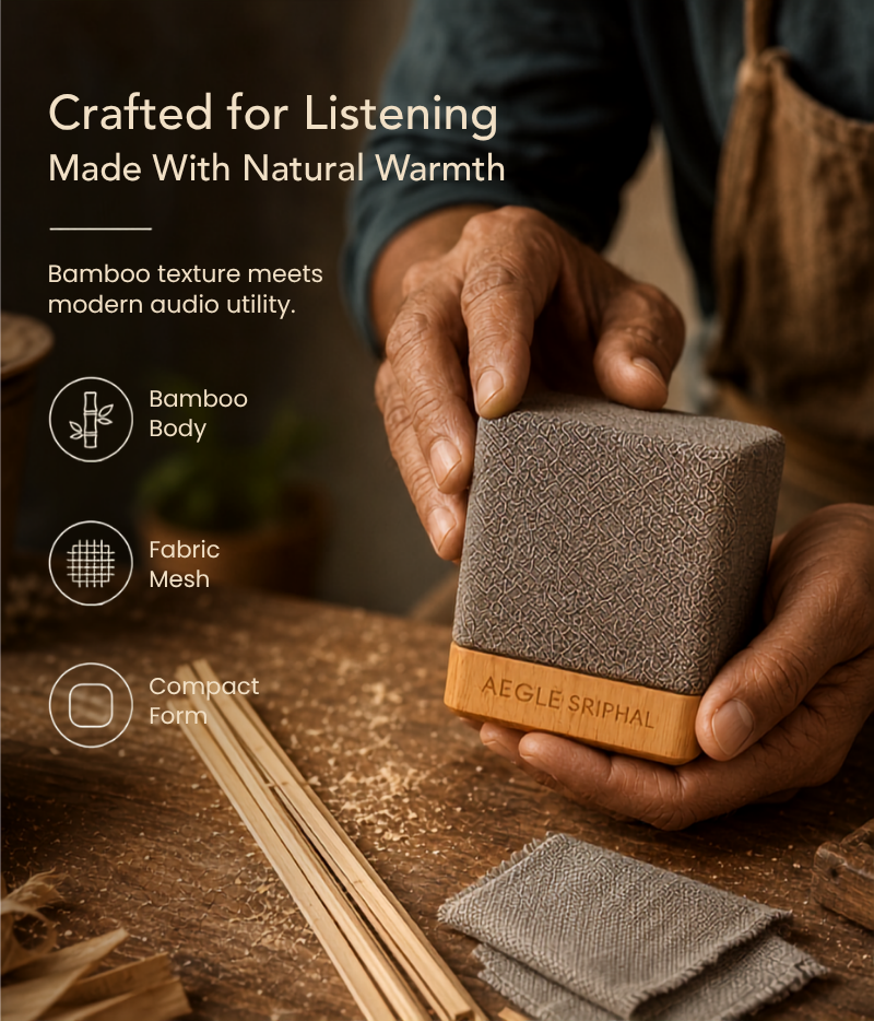 Bamboo Bluetooth Speaker