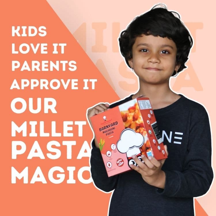 Healthy Master Barnyard Macaroni Pasta 400g | Multigrain Macaroni | No Maida | Millet-Based Pasta