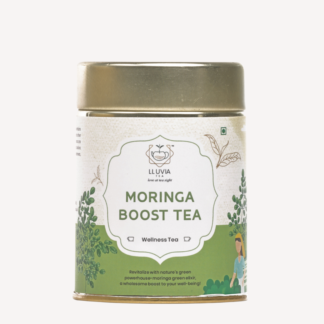 Lluvia Tea Moringa Boost Tea - Nutrient Rich | Anti Inflammatory | Antioxidant Powerhouse (50 gm)
