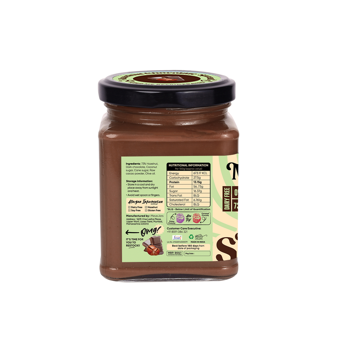 HAZELNUT CHOCOLATE SPREAD CREAMY (Vegan)