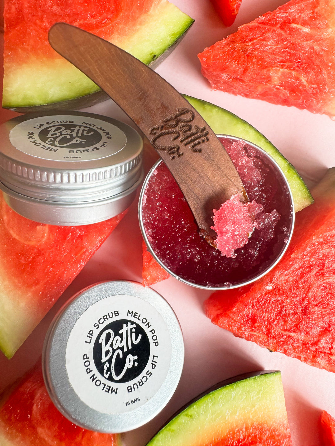 Batti & Co. Melon Pop Lip Scrub 15g