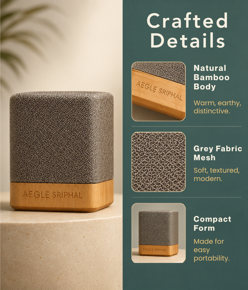 Bamboo Bluetooth Speaker