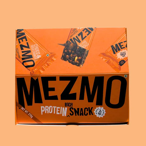 Mezmo Sattu Protein Energy Bar (Box of 6 x 35g) – 7g Protein, No Refined Sugar