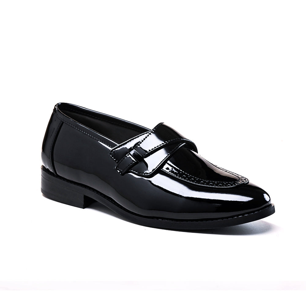 Drezzire Classic Patent Slip-Ons - Black