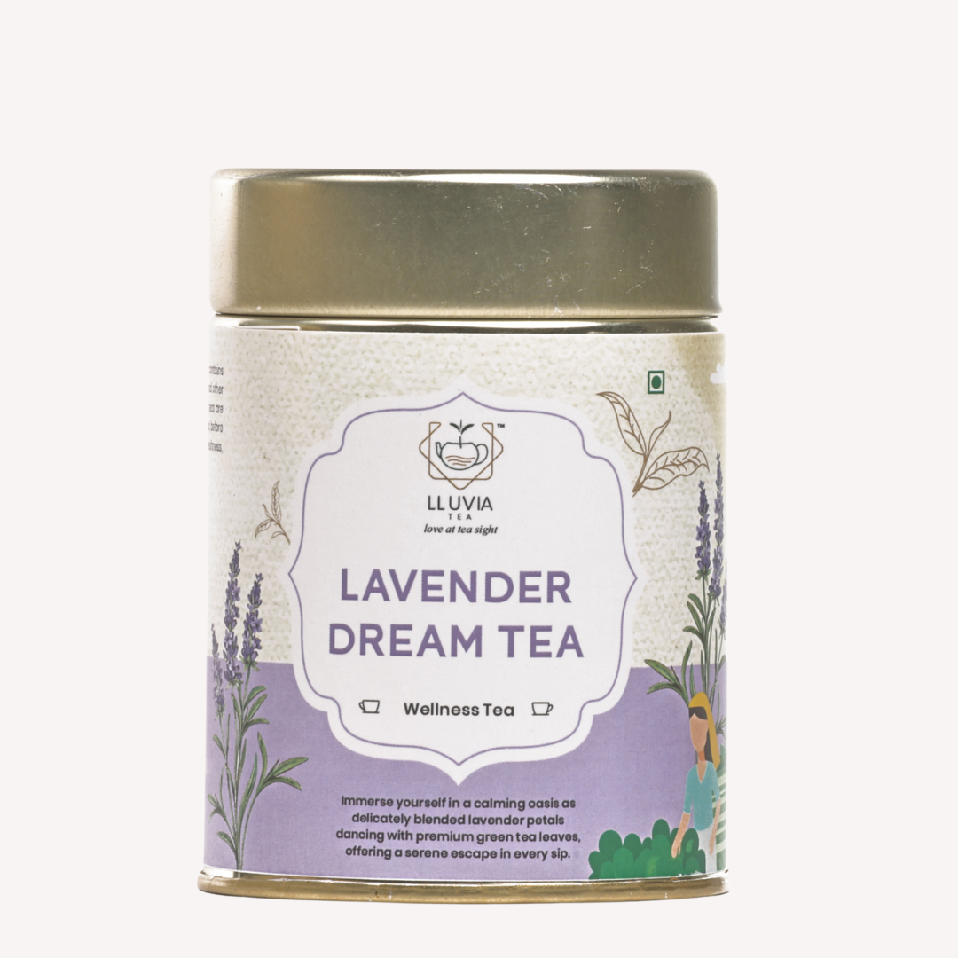 Lluvia Tea Lavender Dream Tea - Relaxing | Stress Reduction | Digestive Comfort (50 gm)