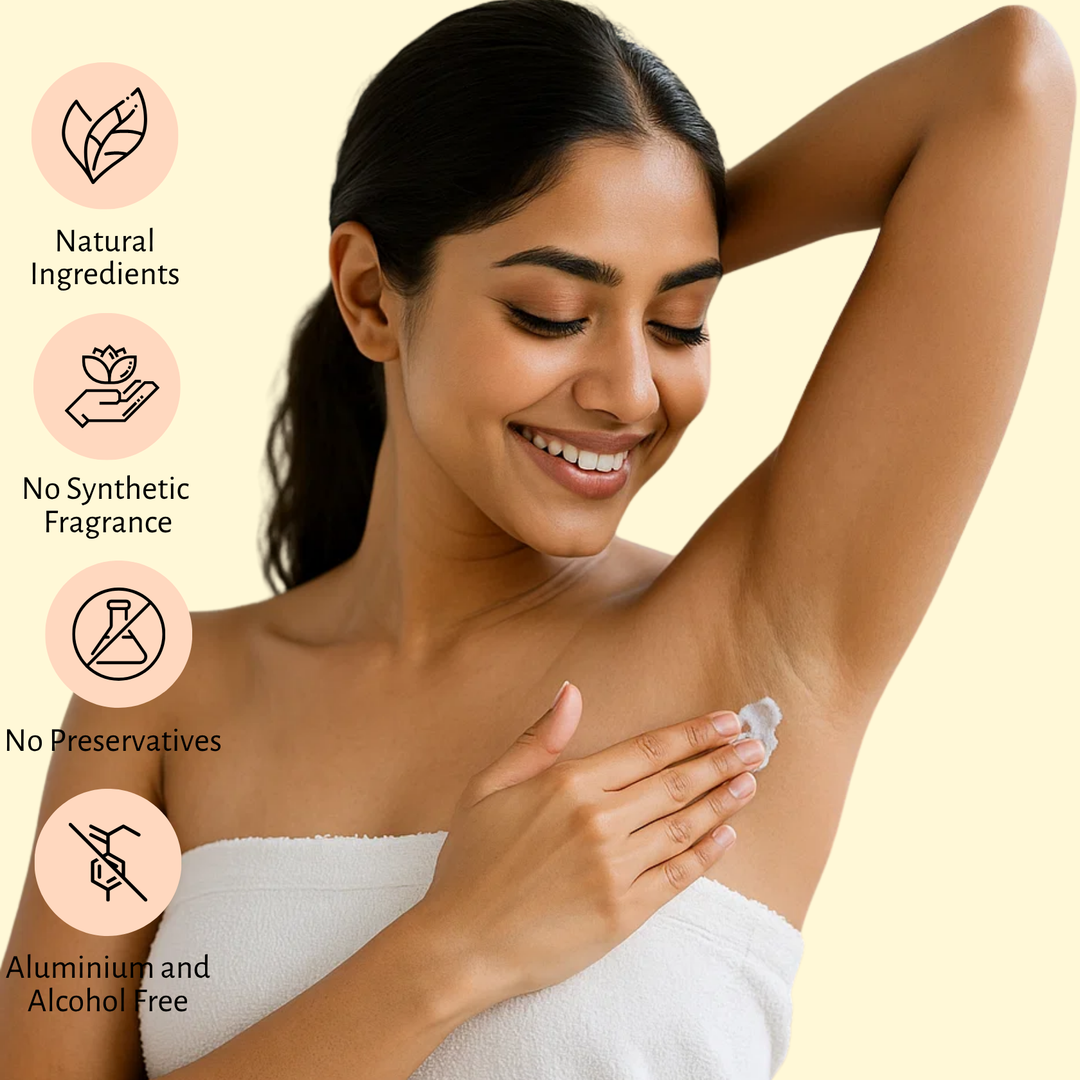 Lilo Naturals Natural Deodorant Cream| Citrus Zest | Enriched with Shea Butter, Mango Butter, Jojoba & Almond Oil