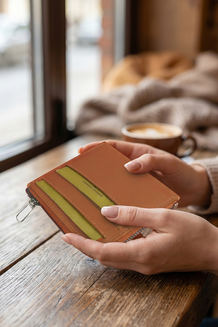 Card Coin Vegan Leather