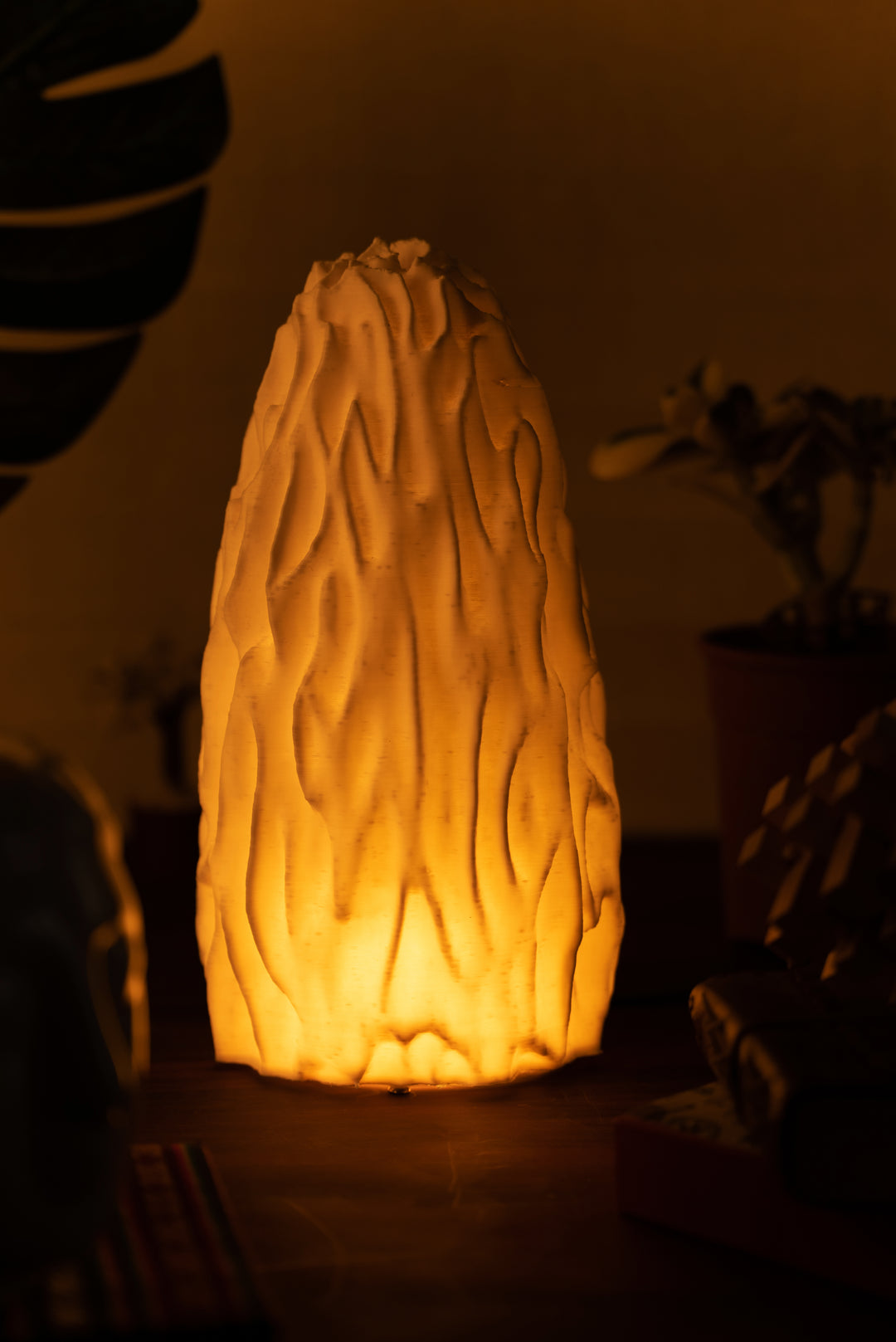Untouched Coral Table Lamp | Designer LED Table Light