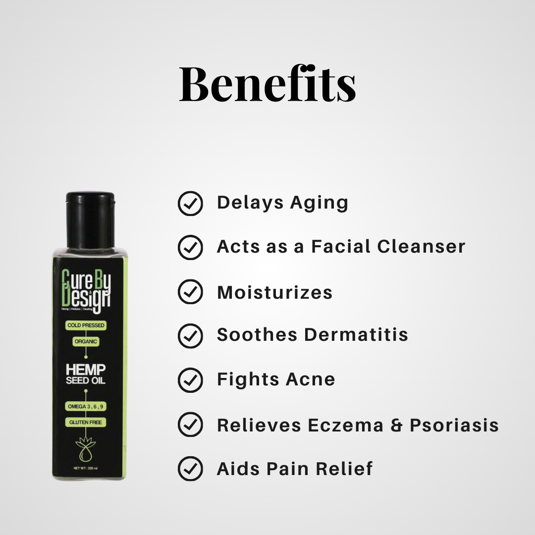 Cure by design Hemp Seed Oil 200ml