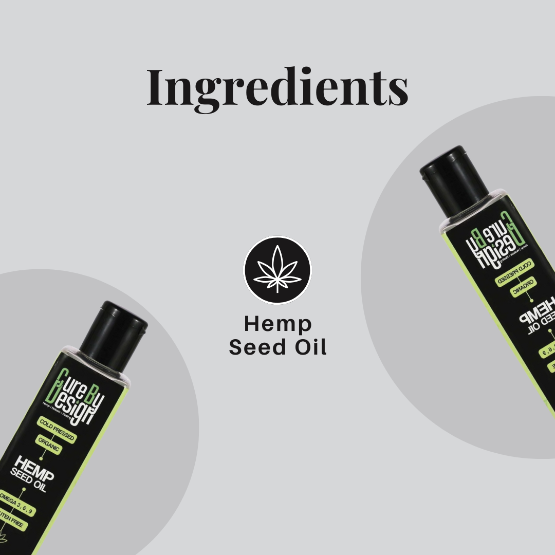 Cure by design Hemp Seed Oil 200ml