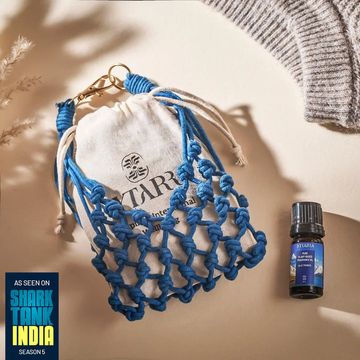 Nytarra Aroma Sachet - Blue Tranquil | Reusable & Refillable Wardrobe Freshener | Toxin-Free, Phthalate-Free