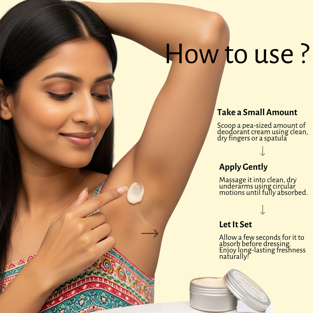 Lilo Naturals Natural Deodorant Cream| Citrus Zest | Enriched with Shea Butter, Mango Butter, Jojoba & Almond Oil