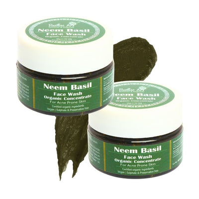 Rustic Art  Neem Basil Face Wash Concentrate 50 gm [pack of 2]