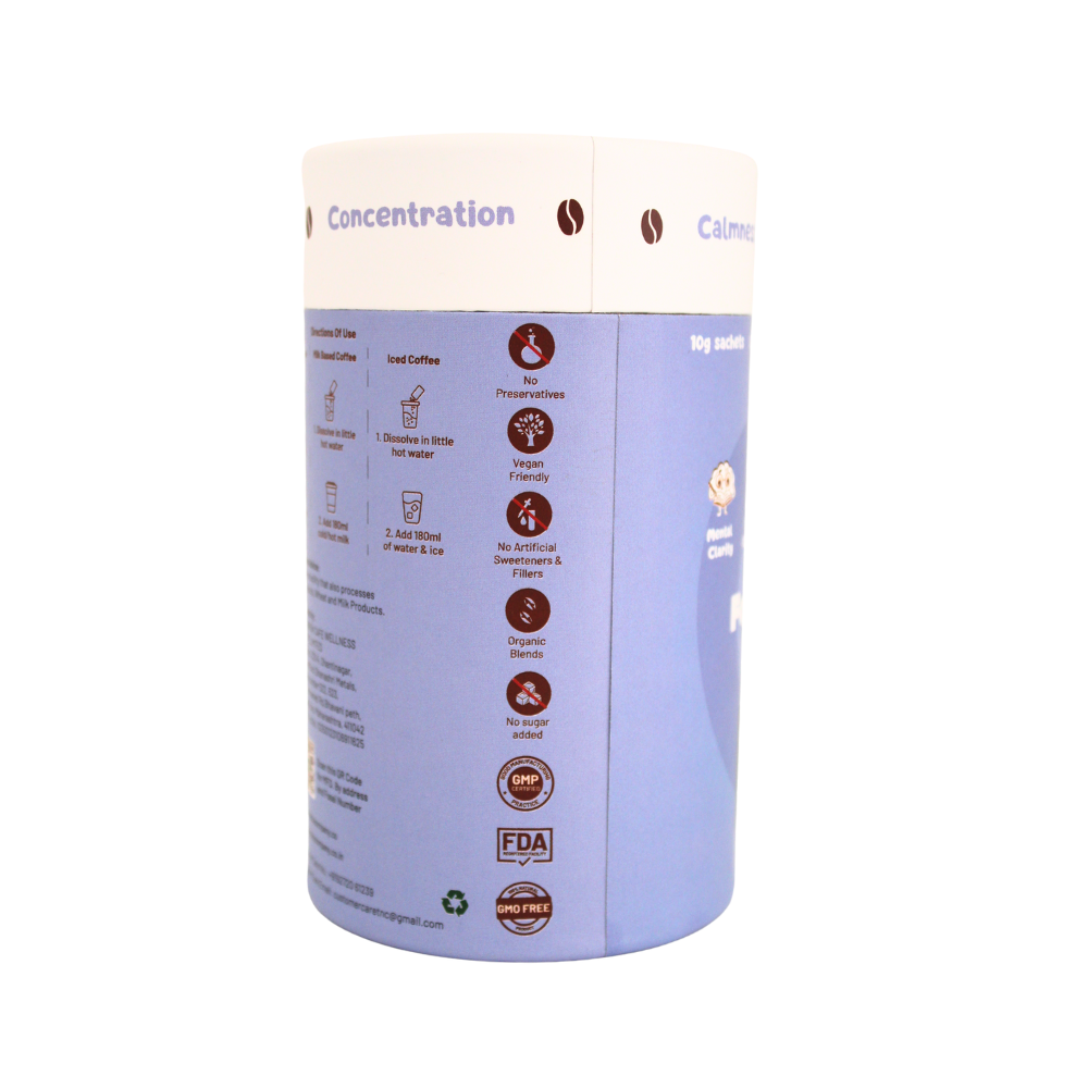 Focus Coffee with L-Theanine & Rhodiola | No-Jitter Mental Clarity Coffee India