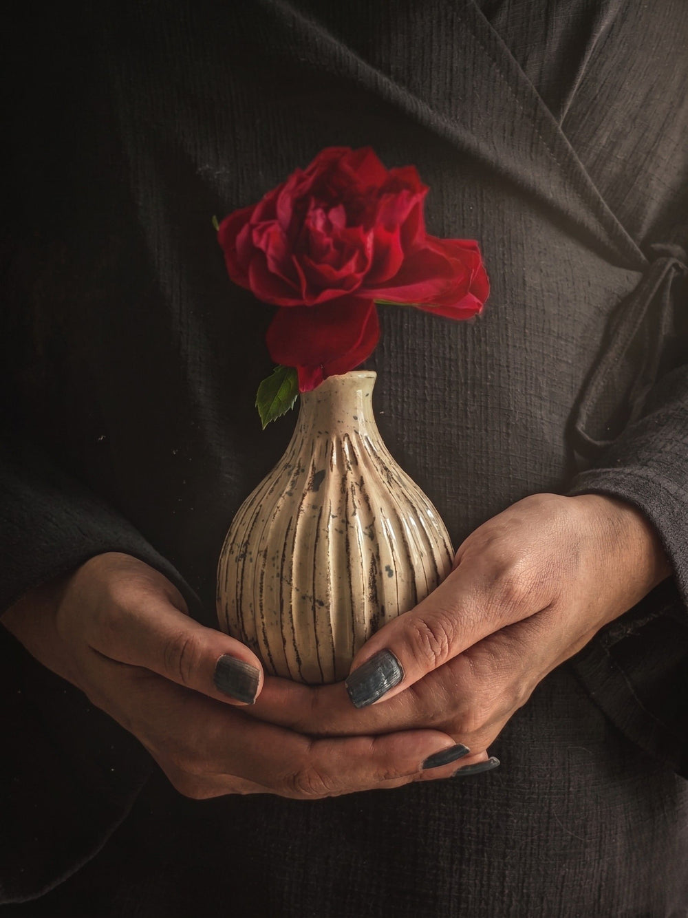 Luna Ceramic Vase | Handcrafted