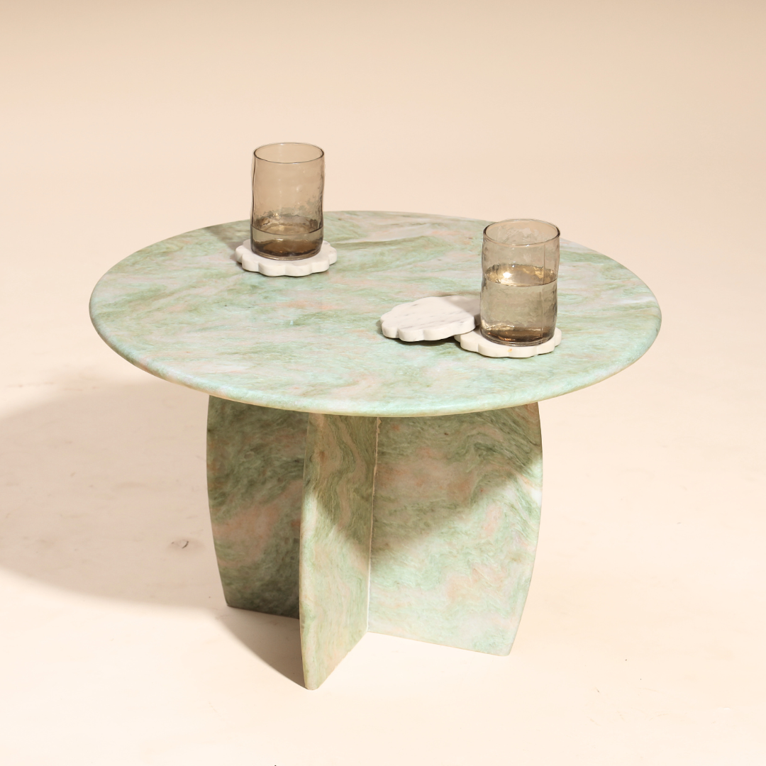 Muun Home Raio Marble Table - Pista