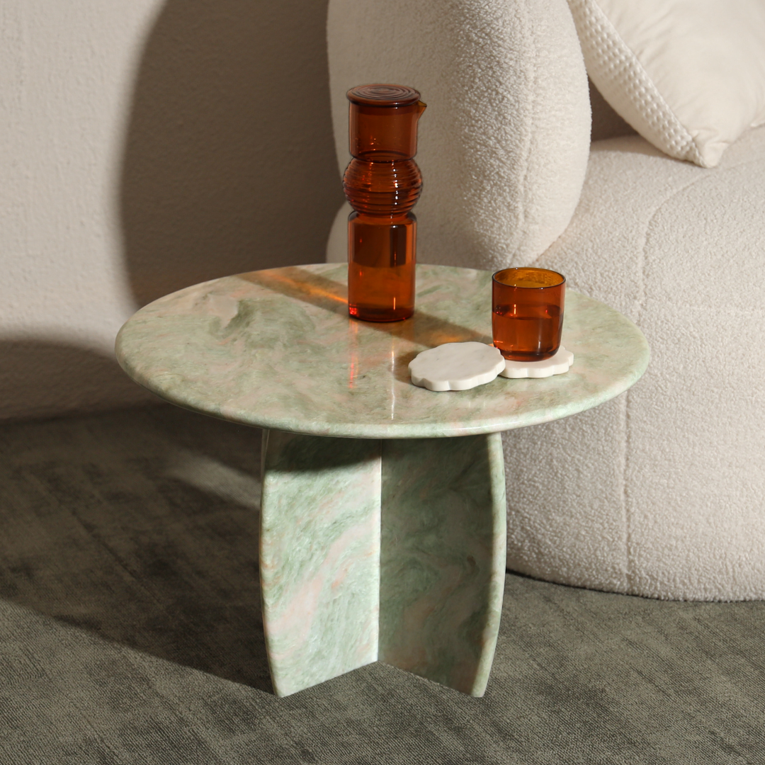 Muun Home Raio Marble Table - Pista