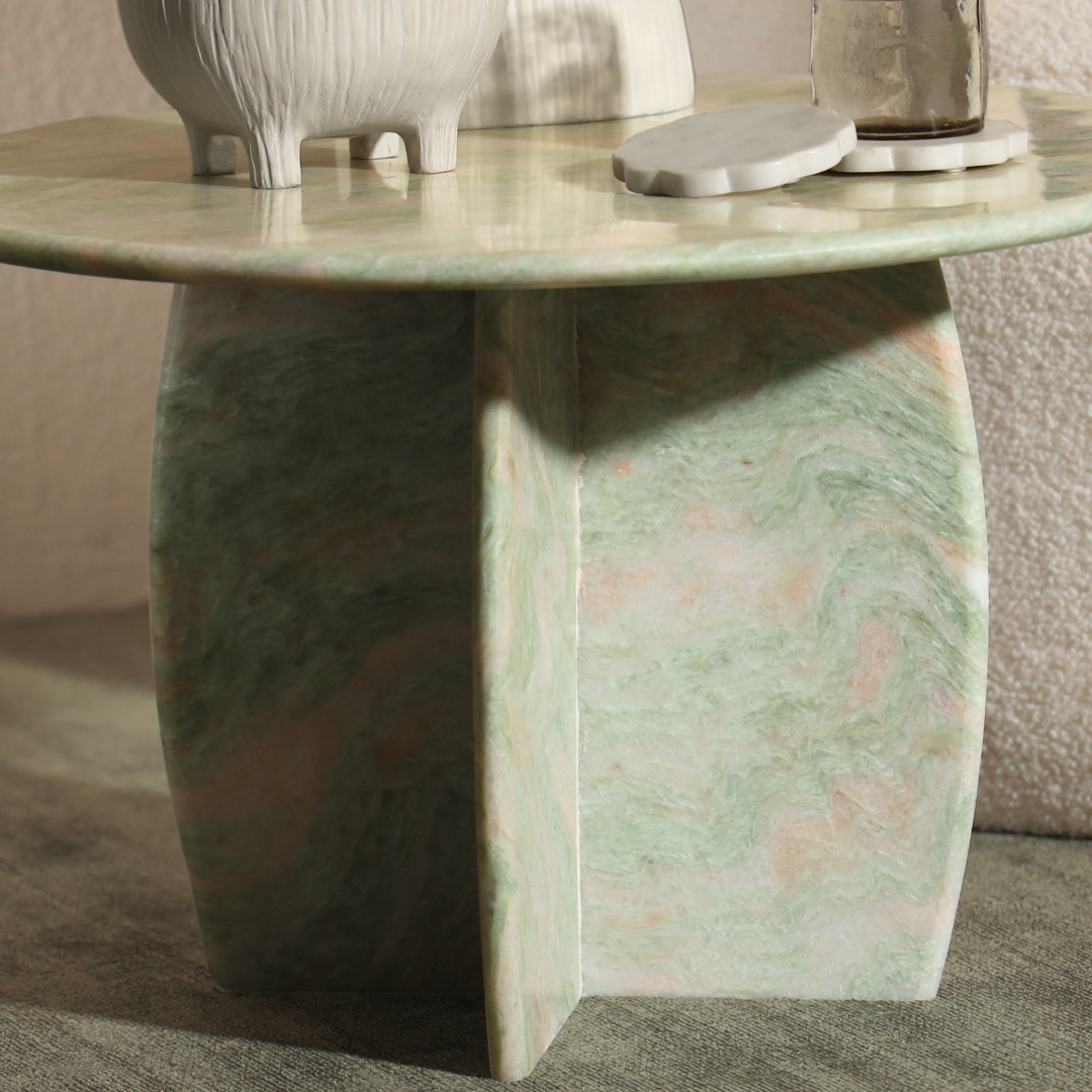 Muun Home Raio Marble Table - Pista