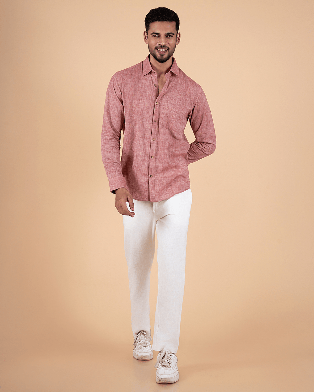 Earth Tone Full Sleeve Men Shirt