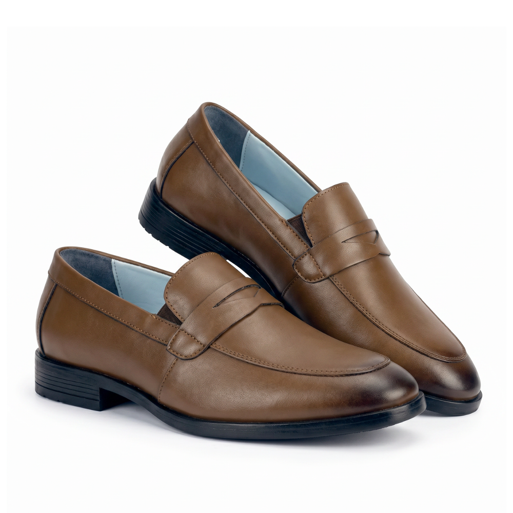 Bellmont Tan Brown Penny Loafers