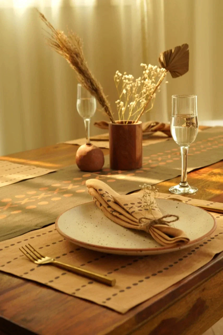 Pravaah Kaincha Pure Hemp Placemats | Set of 2/4/6