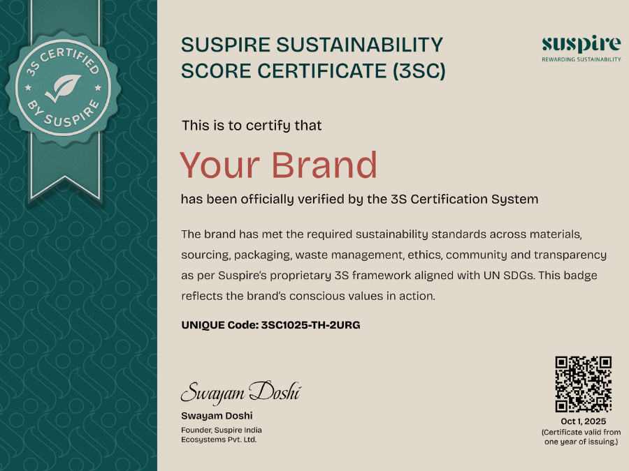 3S certificate